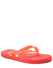 Japonki damskie Japonki  - Beach Sandal Monogram Tpu YW0YW00098 Strawberry Field XL1 - eobuwie.pl Calvin Klein Jeans