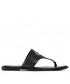 Japonki damskie Calvin Klein Jeans Japonki  - Flat Sandal Toe Slide Lth YW0YW00538 Black BDS