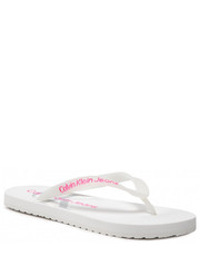 Japonki damskie Japonki  - Beach Sandal Monogram Tpu YW0YW00098 Bright White YAF - eobuwie.pl Calvin Klein Jeans