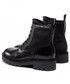 Oficerki damskie Calvin Klein Jeans Trapery  - Military Boot Mix Material YW0YW00673 Black BDS