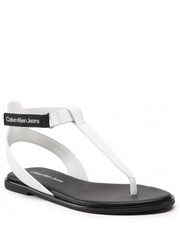 Sandały Sandały  - Flat Sandal Toe YW0YW00545 Bright White YAF - eobuwie.pl Calvin Klein Jeans