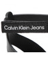 Sandały Calvin Klein Jeans Sandały  - Flat Sandal Strappy Lth YW0YW00547 Black BDS