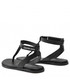 Sandały Calvin Klein Jeans Sandały  - Flat Sandal Toe YW0YW00545 Black BDS