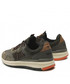 Mokasyny męskie Wrangler Sneakersy  - Pioneer Hike WM22210A Military/Orange 711