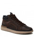 Mokasyny męskie Wrangler Sneakersy  - WM22112A Dk.Brown 030