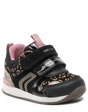 Półbuty dziecięce Sneakersy  - B Rishon G. A B150LA 02285 C0531 Black/Platinum - eobuwie.pl Geox