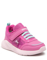 Półbuty dziecięce Sneakersy  - B Sprintye G. D B254TD 0HH14 C8N4A S Fuchsia/Aqua - eobuwie.pl Geox