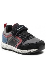 Półbuty dziecięce Sneakersy  - B Alben B. C B043CC 022FU C0260 S Black/Dk Red - eobuwie.pl Geox