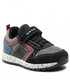 Półbuty dziecięce Geox Sneakersy  - B Alben B. C B043CC 022FU C0260 S Black/Dk Red