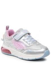Półbuty dziecięce Sneakersy  - J Spaceclub G B J268VB 0BLAJ C0566 S Silver/Pink - eobuwie.pl Geox
