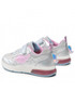 Półbuty dziecięce Geox Sneakersy  - J Spaceclub G B J268VB 0BLAJ C0566 D Silver/Pink