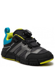 Półbuty dziecięce Sneakersy  - J Flexyper B. D J259BD 0FU50 C0035 S Black/Lt Blue - eobuwie.pl Geox