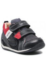 Półbuty dziecięce Sneakersy  - B Eacg B. B B160BB 0CL22 C0048 Black/Red - eobuwie.pl Geox