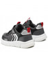Półbuty dziecięce Geox Sneakersy  - J Aril B. A J16DMA 0CE14 C0039 S Black/Silver