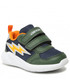 Półbuty dziecięce Geox Sneakersy  - B Sprintye B. A B254UA 01454 C3231 M Dk Green/Orange