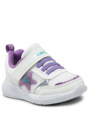 Półbuty dziecięce Sneakersy  - B Sprintye G.D B254TD 01454 C0761 M White/Lilac - eobuwie.pl Geox