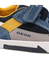 Półbuty dziecięce Geox Sneakersy  - B Kilwi B. A B25A7A 01422 C4172 M Avio/Orcheyeelow
