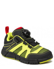 Półbuty dziecięce Sneakersy  - J Flexyper B. D J259BD 01450 C3707 M Lime/Black - eobuwie.pl Geox