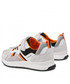 Półbuty dziecięce Geox Sneakersy  - J Briezee B. A J25GMA 01122 C0422 D White/Orange