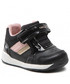 Półbuty dziecięce Geox Sneakersy  - B Rishon G. A B250LA 054AS C9231 Black/Dk Pink