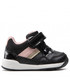 Półbuty dziecięce Geox Sneakersy  - B Rishon G. A B250LA 054AS C9231 Black/Dk Pink