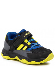 Półbuty dziecięce Sneakersy  - J Calco B. A J26CLA 014CE C0802 M Black/Lime - eobuwie.pl Geox