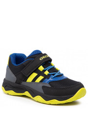 Półbuty dziecięce Sneakersy  - J Calco B. A J26CLA 014CE C0802 S Black/Lime - eobuwie.pl Geox