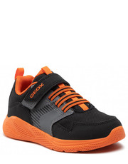 Półbuty dziecięce Sneakersy  - J Sprintye B. A J26GBA 0CEFU C0038 S Black/Orange - eobuwie.pl Geox