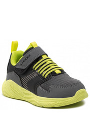 Półbuty dziecięce Sneakersy  - J Sprintye B. A J26GBA 0CEFU C1267 M Dk Grey/Lime - eobuwie.pl Geox