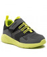 Półbuty dziecięce Geox Sneakersy  - J Sprintye J26GBA 0CEFU C1267 S Dk Grey/Lime