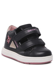 Półbuty dziecięce Sneakersy  - B Biglia G. A B254CA 085NF C9231 Black/Dk Pink - eobuwie.pl Geox