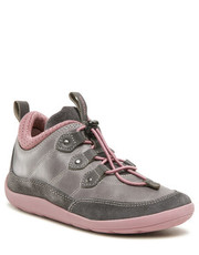 Półbuty dziecięce Sneakersy  - J Barefeel G. A J26GDA 0CL22 C1377 D Dk Grey/Dk Pink - eobuwie.pl Geox