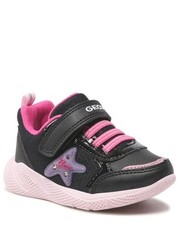 Półbuty dziecięce Sneakersy  - B Sprintye G. D B254TD 0HH14 C0618 M Black/Pink - eobuwie.pl Geox