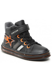 Trzewiki dziecięce Sneakersy  - J Pawnee B. A J26FGB 054FU C0038 M Black/Orange - eobuwie.pl Geox