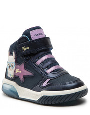 Trzewiki dziecięce Sneakersy  - J Inek G. C J16ASC 0CENF C4215 M Navy/Lilac - eobuwie.pl Geox