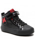 Trzewiki dziecięce Geox Sneakersy  - J Kalispera G. B J264GB 05402 C9999 M Black