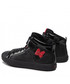Trzewiki dziecięce Geox Sneakersy  - J Kalispera G. B J264GB 05402 C9999 D Black