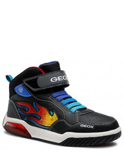 Trzewiki dziecięce Sneakersy  - J Inek B. A J269CA 0BU11 C0048 DD Black/Red - eobuwie.pl Geox