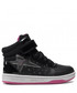Trzewiki dziecięce Geox Sneakersy  - J Maltin G. A J1600A 05402 C0922 S Black/Fuchsia