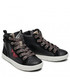 Trzewiki dziecięce Geox Sneakersy  - J Silenex G. B J16DWB 08522 C9999 M Black