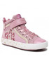 Trzewiki dziecięce Geox Sneakersy  - J Kalispera G. B J254GB 011AJ C8233 S Pink/Platinium