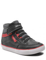Trzewiki dziecięce Sneakersy  - J Gisli B. B J165CB 0MEFU C0048 S Black/Red - eobuwie.pl Geox