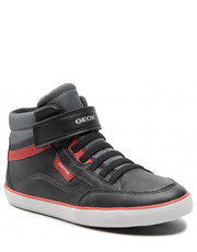 Trzewiki dziecięce Sneakersy  - J Gisli B. B J165CB 0MEFU C0048 D Black/Red - eobuwie.pl Geox