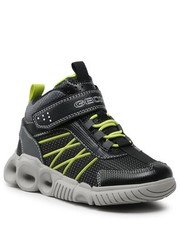 Trzewiki dziecięce Sneakersy  - J Wroom B. A J26GAA 0FUCE C0802 S Black/Lime - eobuwie.pl Geox