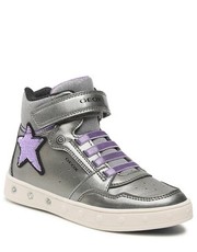 Trzewiki dziecięce Sneakersy  - J Skylin G. A J268WA 0NFKN C1335 S Dk Silver/Lilac - eobuwie.pl Geox