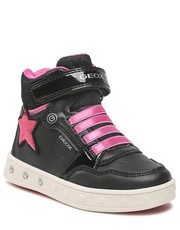 Trzewiki dziecięce Sneakersy  - J Skylin G. A J268WA 05402 C0922 M Black/Fuchsia - eobuwie.pl Geox