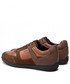 Mokasyny męskie Geox Sneakersy  - U Adrien A U267VA 0CL22 C0013 Brown