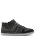 Mokasyny męskie Geox Sneakersy  - U Elver A U26BCA 0PT22 C9999 Black