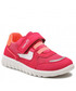 Półbuty dziecięce Superfit Sneakersy  - 1-006195-5510 D Pink/Orange