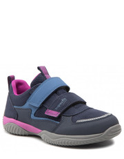 Półbuty dziecięce Sneakersy  - 1-006388-8020 D Blau/Pink - eobuwie.pl Superfit